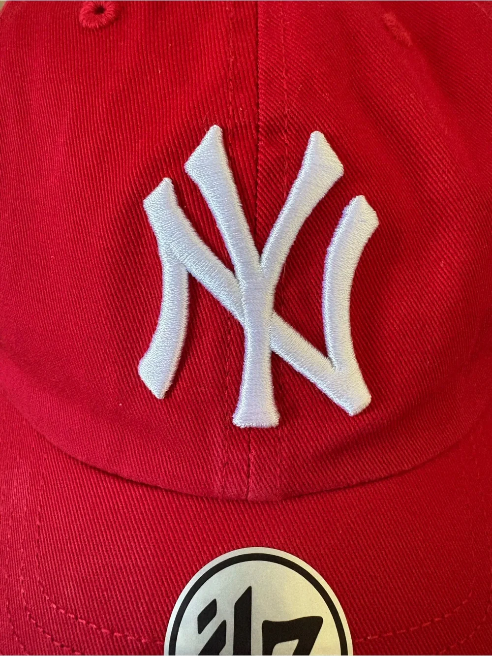 47® Red New York Yankees Adjustable Baseball Cap - Picture 5 of 5